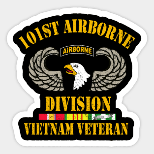 Proud U.S Army 101st Airborne Division Vietnam Veteran Sticker